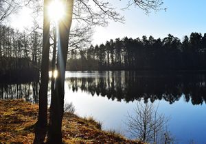 Vattenspegel vid Strömshall.