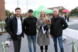 Bild på Patric Åberg, Anton Henriksson, Maja Bakken och Kai Marklin.