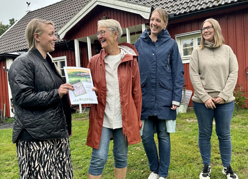 Bild på Jenni Rydsten, Ylva Hjert, Anja Glimtoft och Jessica Hafström.
