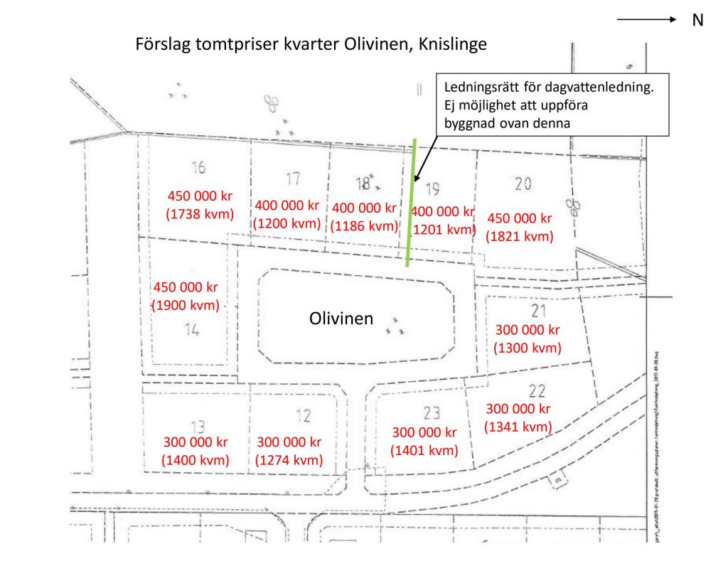 Kartbild över kvarteret Olivinen.