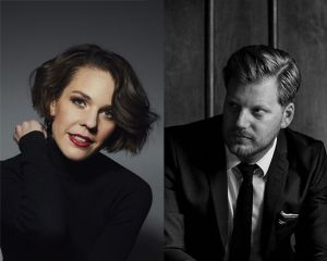 Foto på Isabella Lundgren och Martin Sjöstedt